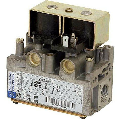 Soupape combinee gaz TANDEM 830 220/240 V - 50 Hz Ref. 0.830.040 (1/3)
