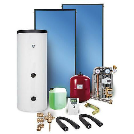 Kit solaire SX 2.51 montage sur toiture 5,02m2 avec reservoir solaire 300 L