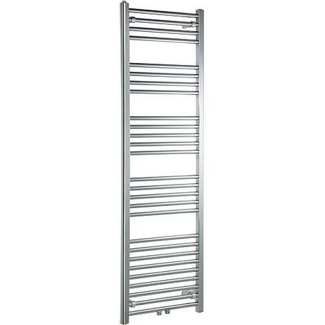 Radiateur salle de bain, droit avec borne centrale, type Jessica Dim : 1200x500 mm, chrome