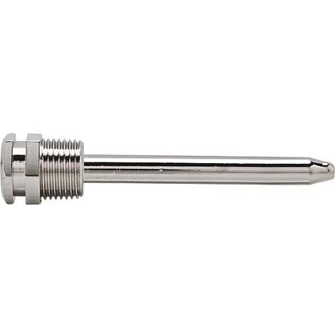 Doigt de gant Alre THK-2-100x17 laiton nickele, L:100mm, DN15 - 1/2 (1/2)