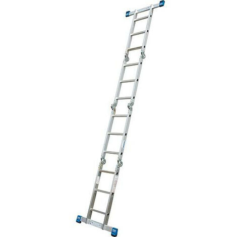Echelle universelle articulee H de travail 3,85 - 5,75m 4x4 Echelons (1/5)