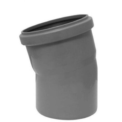 VALSIR Courbe gris PP échappement HTB D. 50 15 (1/2)