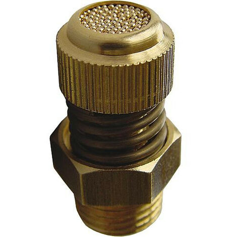 Silencieux reglable avec vis moletee G 3/8 (1/2)