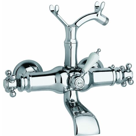 Mitigeur thermostatique bain douche 1866 Classique  Set de douche: Avec