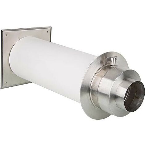 Trappe double LKH 125 avec traverse de mur (1/2)
