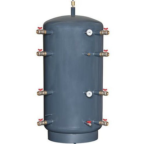 SITE011288 : Ballon Tampon acier isolé (chauffage) 300 à 2 000 litres - 8 piquag