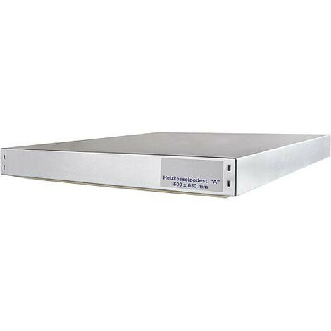 Banyo – Socle chaudière 700 x 850 x 70 mm – Tôle d'acier zinguée – Isolation thermique polyuréthane – Charge 75 kg/cm² – Classe B2 DIN 4102