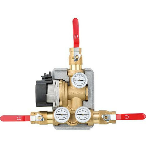 Unité de charge Termovar avec pompe Grundfos UPM 3-70 laiton DN25(1"), 72°C (1/2)