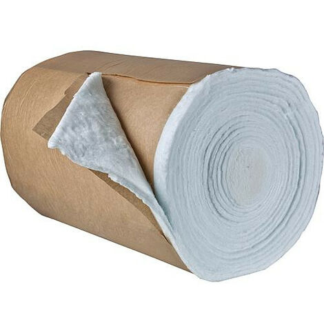 Natte de fibre alcalinoterreux sans amiante KM 1260 25 mm 1" 610 mm de large rouleau entier 7,30 m