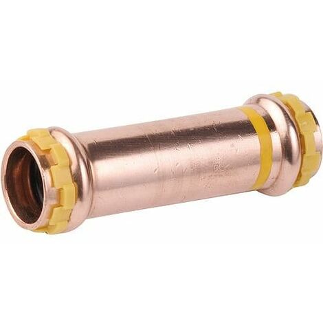 Raccord a sertir en cuivre gaz Manchon coulissant diam. 22 mm PG 5275 Gaz contour V