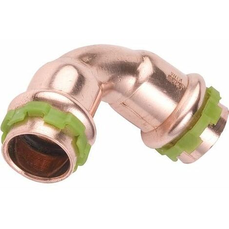 Raccord a sertir en cuivre Contour V, Coude 90° diam. 28 mm Type P5002 (1/4)