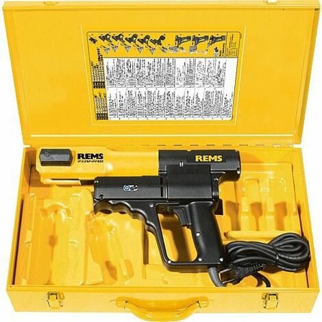 REMS Power-Press Basic-Pack Sertissage radial electrique 230V, coffret metallique