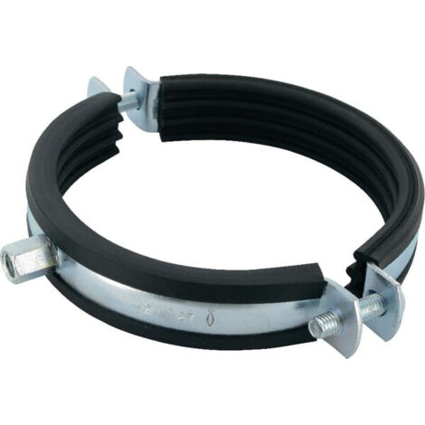 Collier d'attache galva pour tuyaux FRS Plus 121-128 plage de serrage 121-128mm