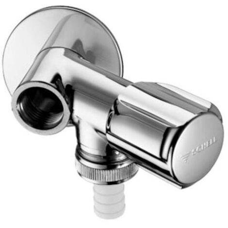 Schell Vanne de raccordement Comfort + clapet anti-retour p.pompe puisage, DN15 1/2", chrome (1/2)