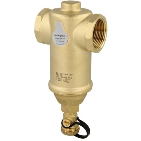SpiroTrap Séparateur de particules et de boues 1 1/2’’ FF horizontal