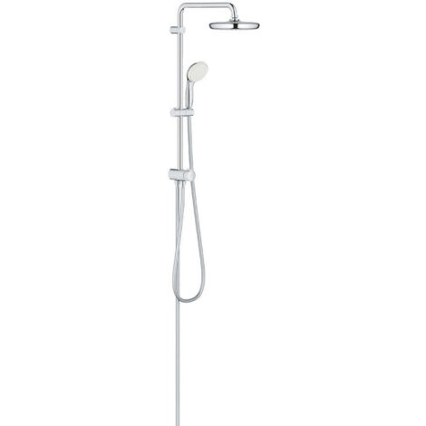 Grohe – Colonne de douche thermostatique Tempesta System 210 – Inverseur manuel – Pommeau pluie 210mm – Finition chromée – Technologie DreamSpray