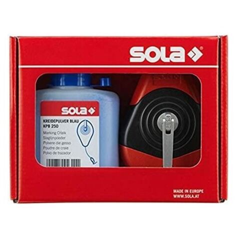 set de metre ruban Sola CLP 30, avec craie bleue (1/2)