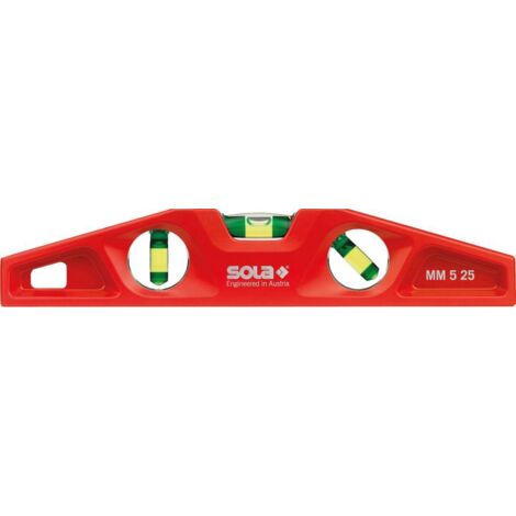 Sola Niveau à bulle magnétique aluminium 25 cm précis (1/5)