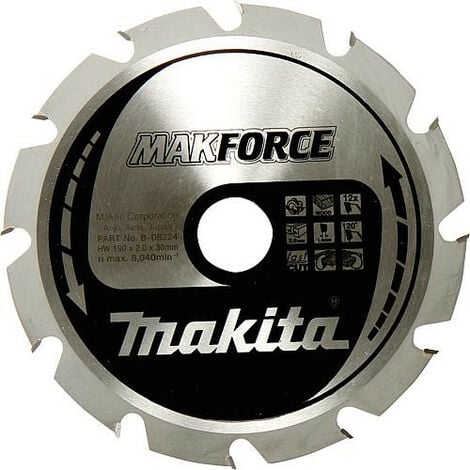 MAKITA Lame De Scie Aluminium SPECIALIZED 160x2,4x30