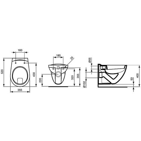 Pack Bati support Geberit et WC suspendu Eurovit
