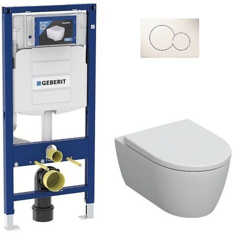 Pack Bati support Geberit et Combi-Pack Geberit iCon WC-suspendu, blanc ...
