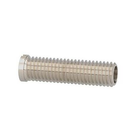 Vis creuse M12x46 mm, laiton nickelé (1/2)