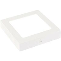 DOTLUX Panneau LED TOPsquare 225x225mm 18W 3000K avec cadre de montage carré