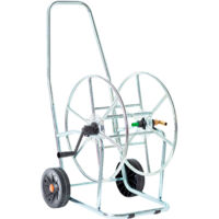 Chariot porte-tuyau galvanisé 80 m 3/4'' MW Tools HW8034SV2