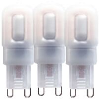 Ampoule LED - capsule G9 2.5W 240lm 2700K givré 270° pack de 3