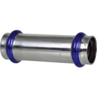 Raccord a sertir inox contour V manchon coulissant 18 mm