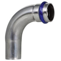 Raccord a sertir inox contour V coude 90° (femxmale) 22mm