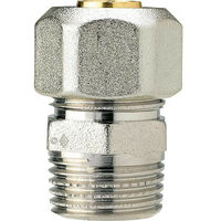 Banyo – Raccord de robinetterie à compression 14x2mm – Laiton – Filetage extérieur – Bague de serrage – Pression max 10 bar