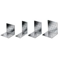 Piece d'angle en tole perforee 2,0 mm, 60x60x40 mm