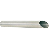 Tube d'aspirateur biseaute en inox, Diam. 38 mm L : 560mm