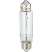 Ampoule Soffitten 12V, 5W pour eclairage interieur et plaque arriere, emballage : 10 pieces