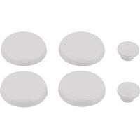Kit tampon pour abattant WC universel – Accessoire de fixation – Largeur ajustable – Longueur adaptable – Compatible avec modèles Tacutu et Elof – Evenes