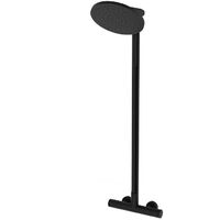 Thermostatique douche avec colonne Noir