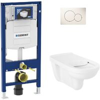 Pack Bati support Geberit et WC suspendu V&B O.Novo Direct Flush