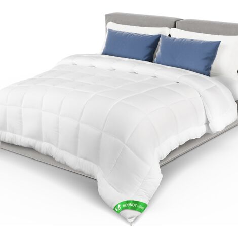 VOUNOT® Bettdecke 220x240 cm, Dünne und Leichte Sommerdecke 200GSM Füllung (1/5)