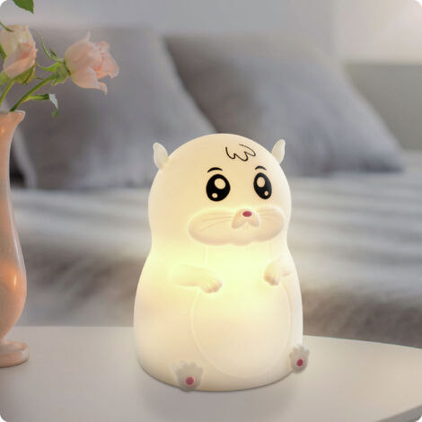 ANSMANN Veilleuse Enfants Silicone rechargeable hamster (1/5)