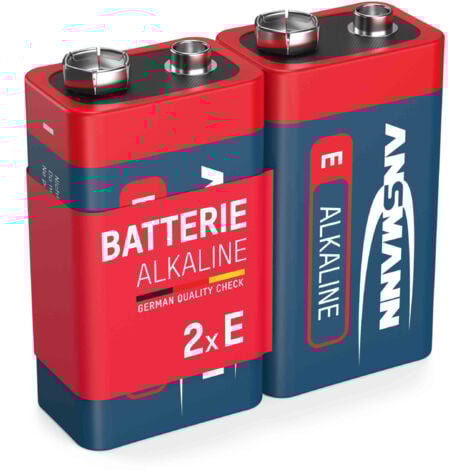 ANSMANN Red Piles alcalines 9V (2 pces)