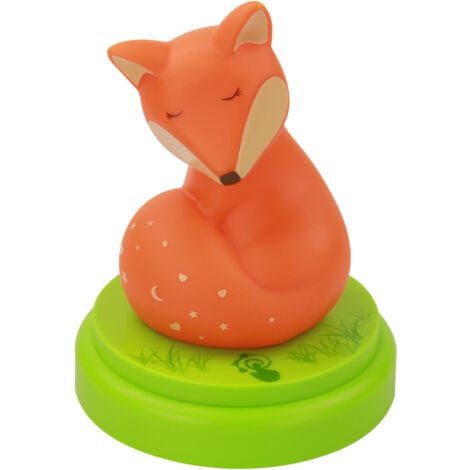 ANSMANN Veilleuse LED "Renard" avec capteur tactile et arrêt automatique