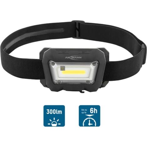 ANSMANN Lampe frontale HD280RS 280 lm 21 m (1 pce)