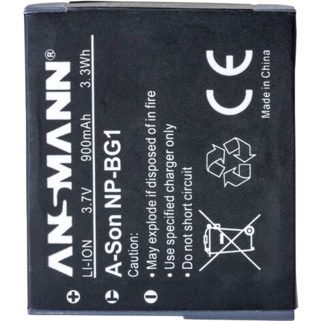 ANSMANN Batterie Pour Appareil Photo Sony (1 PCE) – Batterie De Rechange A-Son NP BN 1 3,7V 650 MAh – Batterie Li-ION Pour Sony DSC-T99, Sony DSC-TX5, Sony DSC-WX5, Etc. : Ansmann
