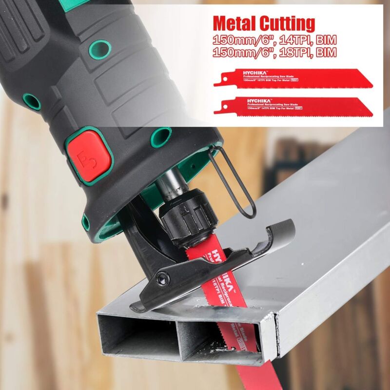 HYCHIKA 32 Lames De Scie Sabre Pour Bois Métal - Avec Boîtier Organisateur