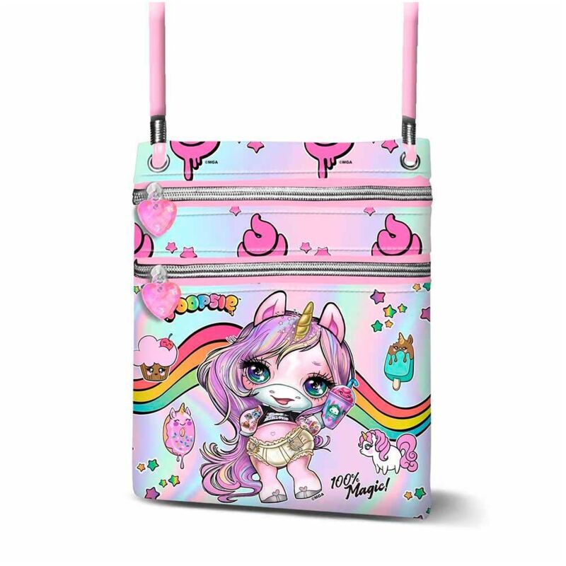 Portafoglio Piccolo Poopsie Magic Surprise, Rosa, 12.5x9 Cm, Con Maniglia, 8 Scomparti Per Carte E Vano Monete Con Cerniera