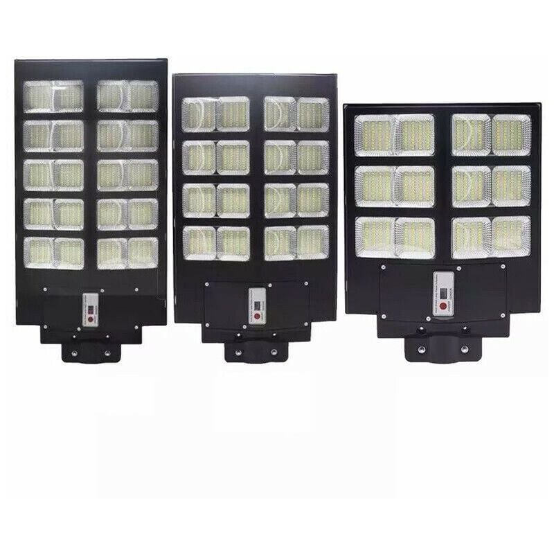 Faro LED Lampada Pannello Solare 400W 79400 Crepuscolare con Telecomando  IP66