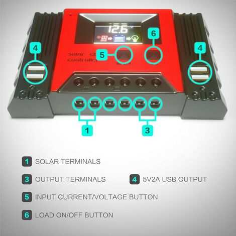 BATTERY CONTROLLER Carica Manten 8 Cicli Volt c/Disp PLUS