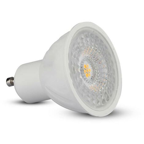 LAMPADINA LED GU10 6W FARETTO SPOTLIGHT SMD CHIP SAMSUNG DIMMERABILE V-TAC VT-247D Bianco Caldo