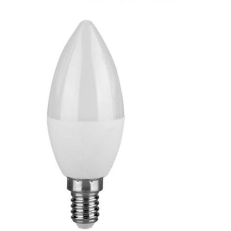 VT-226 LAMPADINA LED E14 4.5W CANDLE BULB C37 CANDELA SMD CHIP SAMSUNG Bianco Freddo